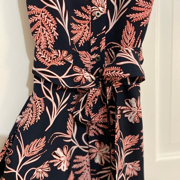 Banana Republic Navy and Pink Sleeveless Sundress - Picture 5 of 8